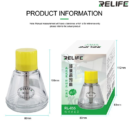 Relife RL-055 Solvent Glass Bottle Metal Suction Pipe Pressing Type Automatic Water Bottle Copper Core Alcohol Bottle