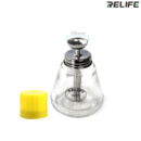 Relife RL-055 Solvent Glass Bottle Metal Suction Pipe Pressing Type Automatic Water Bottle Copper Core Alcohol Bottle