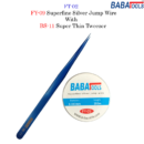 Baba FT-02 Mobile Phone Repair Superfine Silver Jump Wire With BS-11 Precision Pointed Tweezer