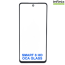 infinix Smart 8 HD Front OCA Glass Black