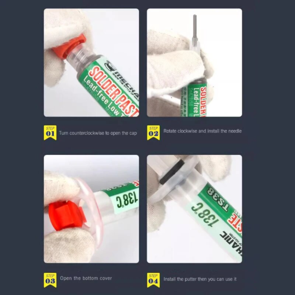 Mechanic TS83 Low Temperature Solder Paste Flux Used For Solder IC PCB 183°C Phone Solder Paste - Image 3