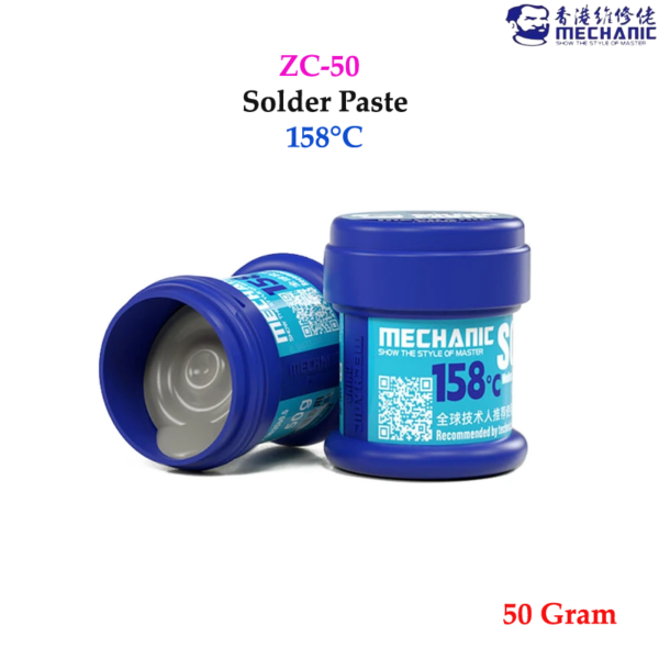 Mechanic ZC50 Solder Paste 158°C for BGA Tin Planting Welding Mobile Phone BGA CPU PCB Repair