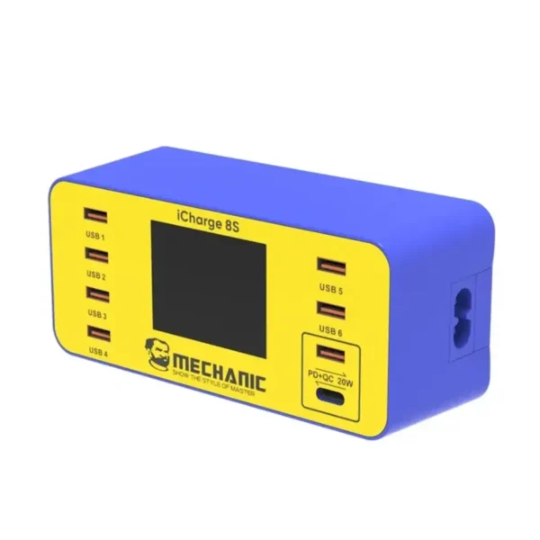 MECHANIC ICHARGE 8P QC 3.0 MULTI-PORT SMART FAST CHARGER