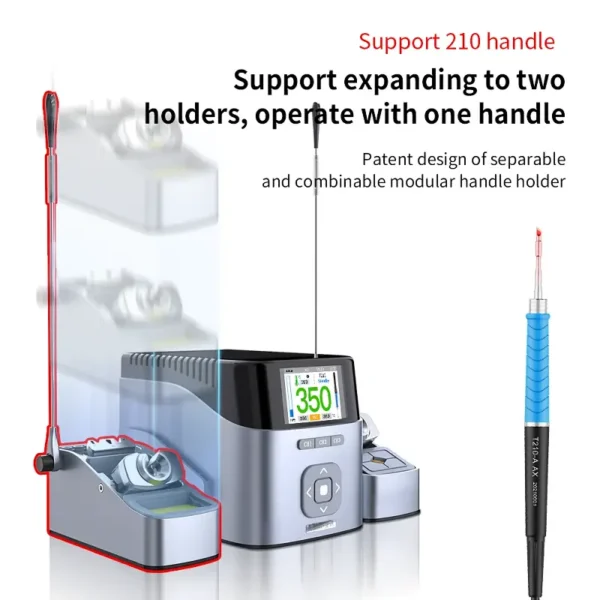 Aixun T410 Single Channel Smart Soldering iron Station With T210 handle PCB Repair Welding Tool - Image 3