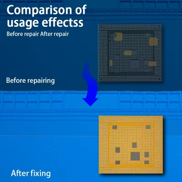 JTX GS-01 Qualcomm Stencil Solder Mask Repair Green Oil UV Stencil Set For CPU BGA IC Reballing Stencil - Image 4