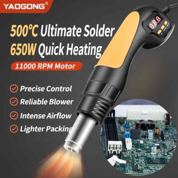 YAOGONG 8028 Mini Hot Air Heat Gun for SMD Rework