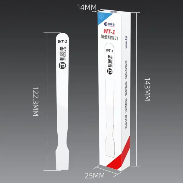 JTX WT-1 Ceramic Tin Scraper Opener For IC Reballing - Image 4