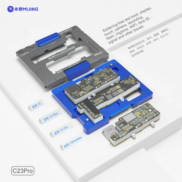 MiJing C23 Pro Motherboard Middle Layer Tester For iPhone 15 Series - Image 4