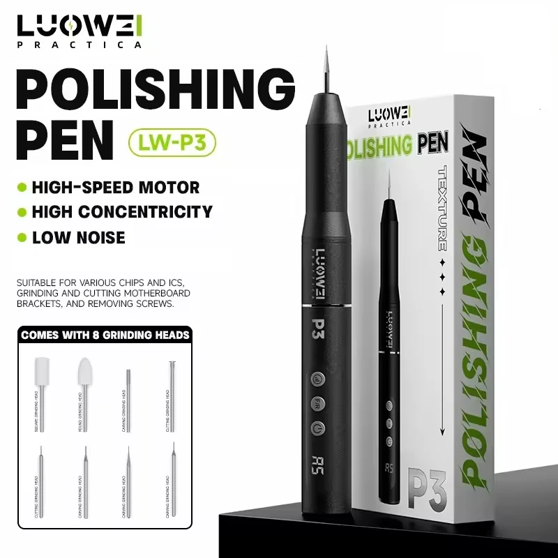 Luowei LW-P3 Polishing Pen Electric Grinding Engraving Machine Mobile Phone Motherboard Repair Tool