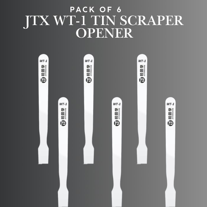 ( Pack of 6 ) JTX WT-1 Ceramic Tin Scraper Opener