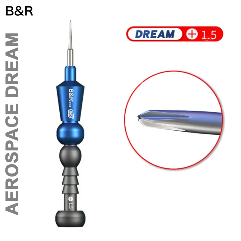 B&R Aerospace Dream Chase 1.5 Screwdriver S2 Alloy Steel Bit For iPhone Android Repair Toolkit