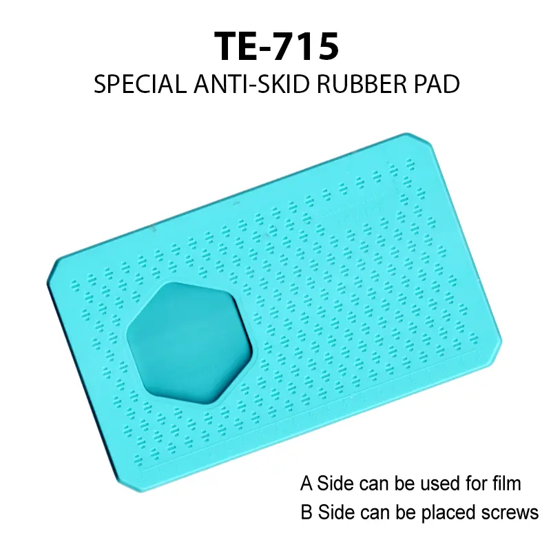 TE-715 Anti Skid Rubber Pad For Lcd Display Film Repair Pad With iPhone Camera Protection Pad